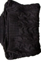 Maki Jacquard Black Sweater