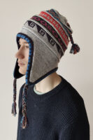 Chullo Grey Red Hat